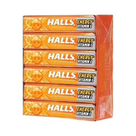 Halls леденцы со вкусом апельсина, 12 шт по 24,5 г купить на OZON по ...