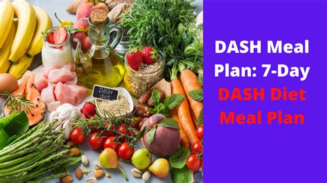 Dash Meal Plan 7 Day Dash Diet Meal Plan