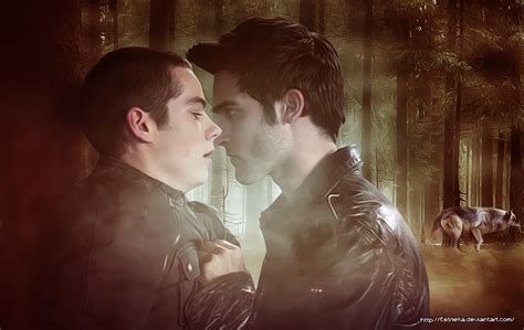 Sterek By Estriella On Deviantart Stiles Derek Teen Wolf Derek Teen Wolf Dylan Sterek Fanart