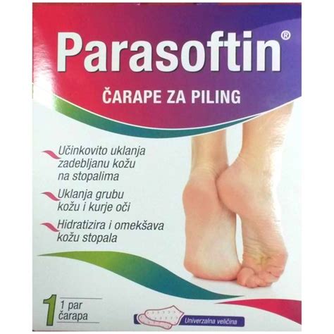 PARASOFTIN ČARAPE ZA PILING STOPALA Ljekarne Plantak