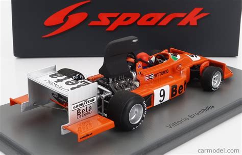 SPARK MODEL S5379 Masstab 1 43 MARCH F1 751 BETA N 9 BRITISH GP 1975