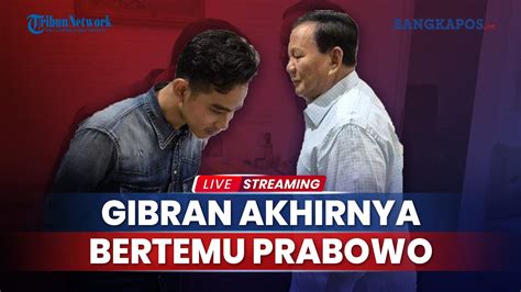 Gibran Akhirnya Bertemu Prabowo Usai Ditetapkan Sebagai Pemenang