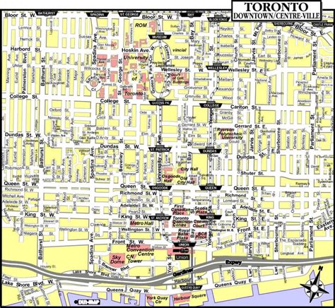 Printable Map Of Toronto - Printable Maps