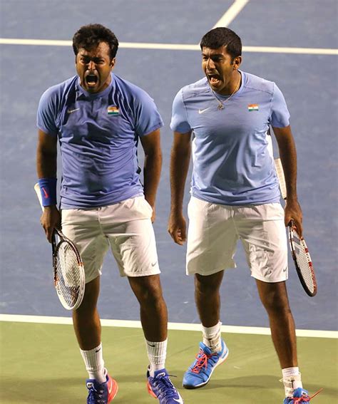 Davis Cup: Indian Hopes Alive as Paes-Bopanna Win | Photo Gallery