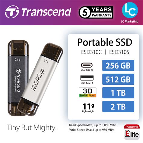 Transcend Ssd Esd Esd C Esd S Dual Usb Gbps Portable Otg