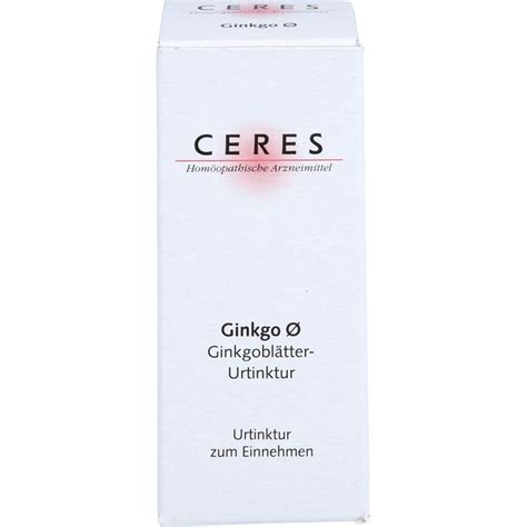 Ceres Ginkgo Urtinktur Wir Leben Apotheken