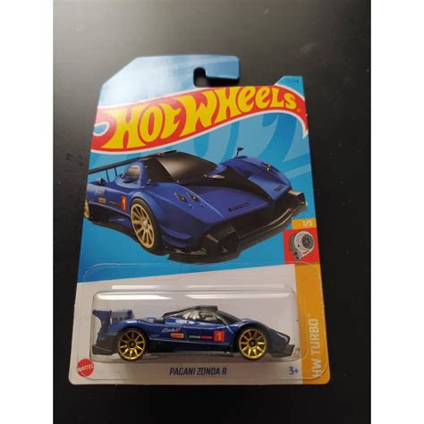 HOT WHEELS PAGANI ZONDA R BLUE Shopee Malaysia