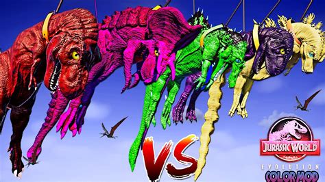 Colorful Ultimasaurus T Rex Vs Spinosaurus Godzilla And More Jurassic