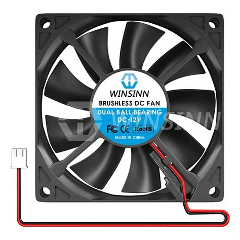 WINSINN 80mm Fan DC 5V 12V 24V 8015 Sleeve Dual Ball Bearing Brushless