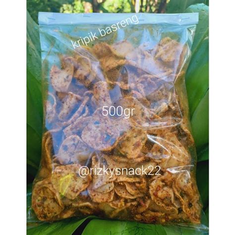 Jual KRIPIK BASRENG VIRAL SUPER RENYAH 500 Gr BUMBU REMPAH ASLI