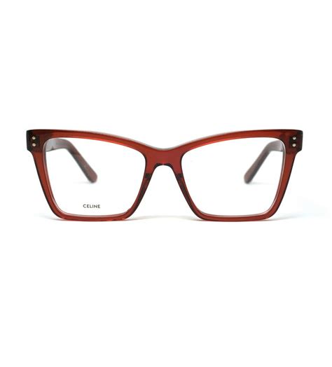 Celine New Celine 50023i 069 Shiny Red Optical Frames Eyeglasses Grailed