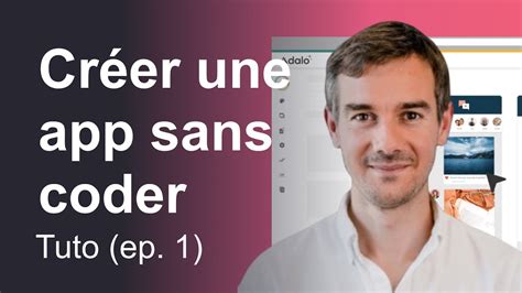 Créer une application mobile sans coder avec Adalo en 2023 ep 1