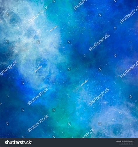 Blue Galaxy Background Space Stars Wallpaper Stock Illustration ...