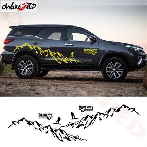 Fit For Toyota Fortuner 2015 2016 2017 2018 2019 Car Stickers Side Body