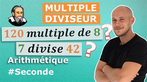 MULTIPLE et DIVISEUR Exercice Corrigé Seconde YouTube