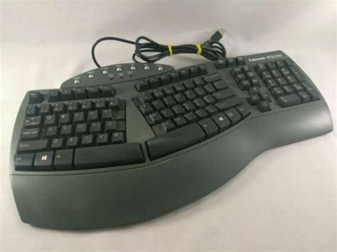 Fellowes Microban Ku 9938 Split Ergonomic Design Us Keyboard For Sale