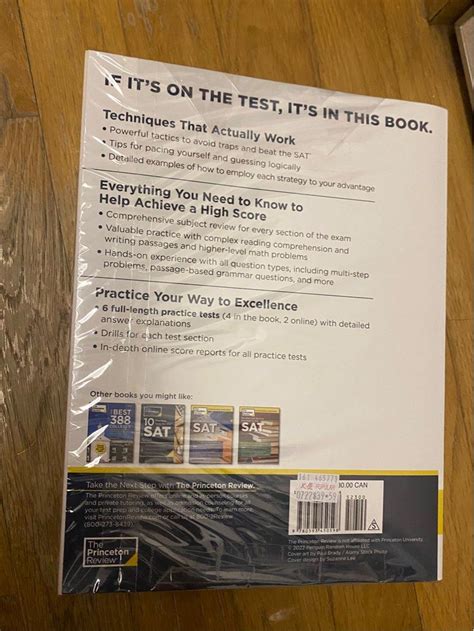 SAT 2023 prep book, Hobbies & Toys, Books & Magazines, Assessment Books ...