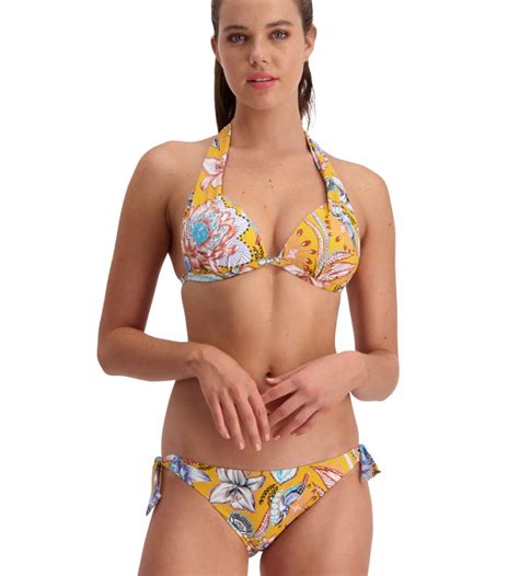 Moontide Swimwear Sunshine Bloom Wide Tie Side Bikini Pant