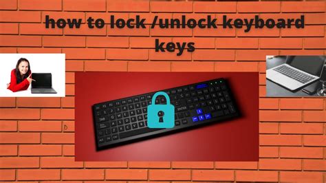 How To Lock Unlock Keyboard Keys Youtube