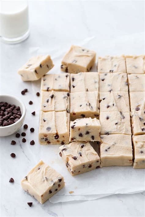 Chocolate Chip Cookie Dough Fudge Love And Olive Oil