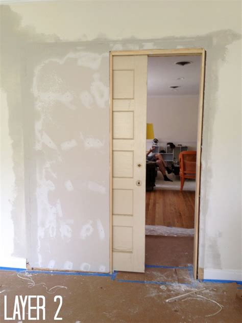 Diy Pocket Door Install : Installing a Pocket Door / The pocket door ...