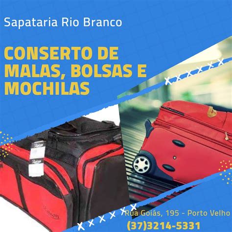 Conserto De Malas Recife - Sapataria Rio Branco oferece aos clientes conserto de malas, bolsas e ...