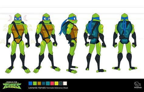 Rottmnt Leonardo Hamato Reference Tmnt Ninja Turtles Art Ninja