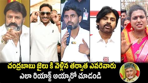 See How Leaders Reaction Over Chandrababu Remand Pawan Kalyan Nara