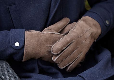 Men Look Handsome And Debonair In A Pair Of Sheepskin Gloves Draper