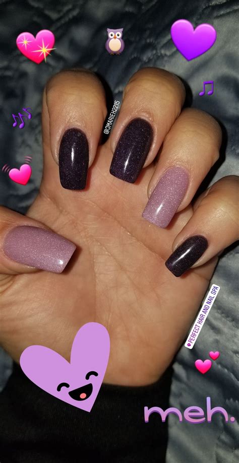 Sns Dip Nails Nexgen Nails Colors Dark Color Nails Acrylic Dip Nails Purple Acrylic Nails