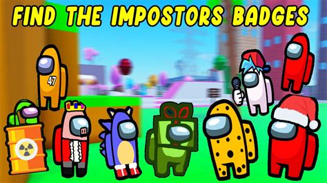 How To Find Impostor Badges In Find The Impostors Badges Roblox