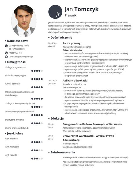 Cv Jak Napisac Skuteczne Cv Typowe Bledy W Cv Template Initials