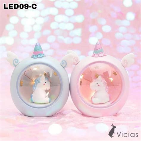 Jual Lampu Tidur Porcelain Led Dekorasi Lucu Unicorn Sayap Tanduk