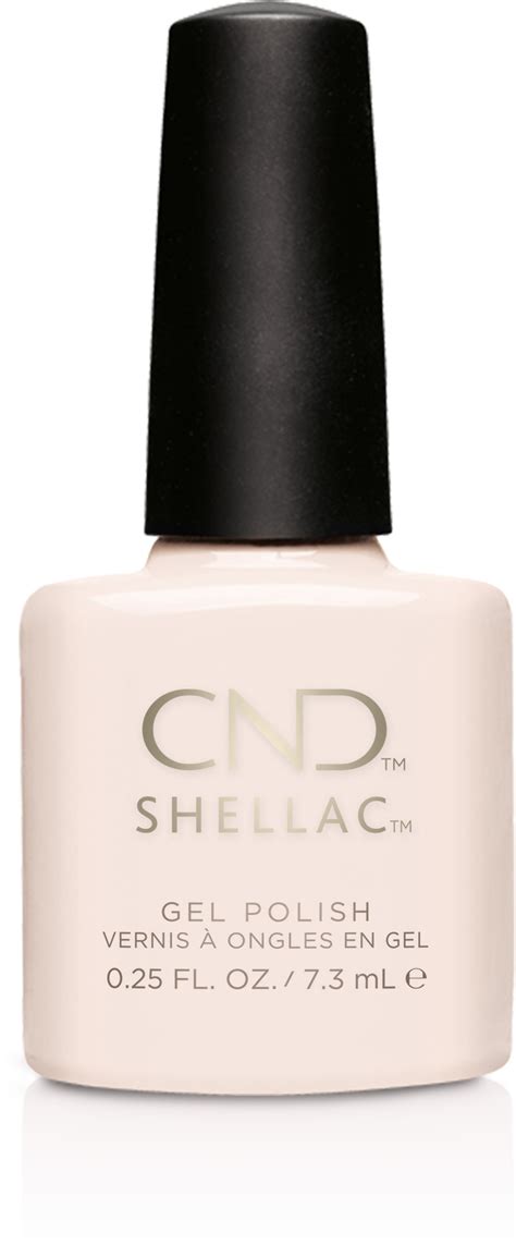Shellac Naked Naivete לק ג ל היפואלרגני בצבע שמנת ניוד אטום לק ג ל היפואלרגני CND Shellac