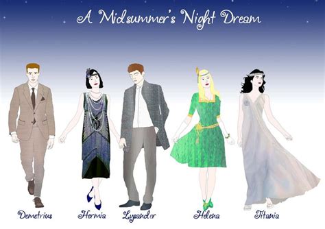 Costume Design For A Midsummer Night S Dream Design Portfolio