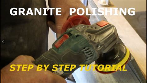 Granite Edge Polishing Tutorial Youtube