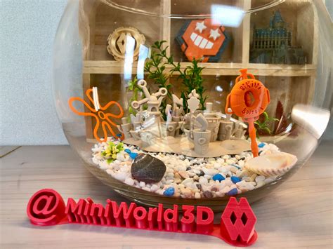 Bikini Bottom SpongeBob Aquarium Fish Tank Decoration By