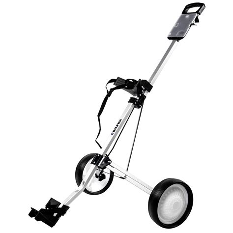 Biltek Foldable 2 Wheel Golf Push Pull Trolley Carts