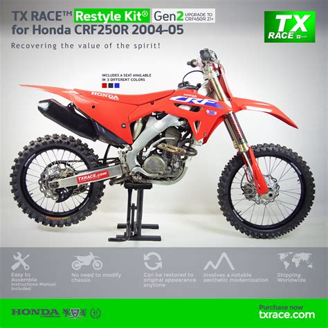 Tx Race Restyle Kit Gen For Honda Crf R Tx Race