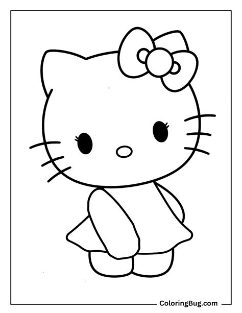 free printable coloring pages hello kitty 5