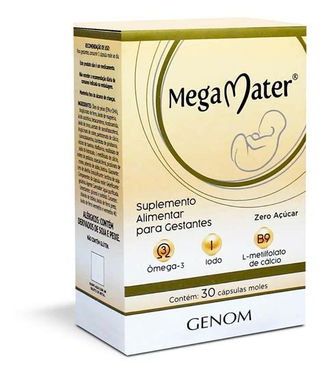 Melhor Cálcio Para Gestante - Mega Mater Metilfolato De Cálcio - Ômega 3 Vitamina Gestante ...