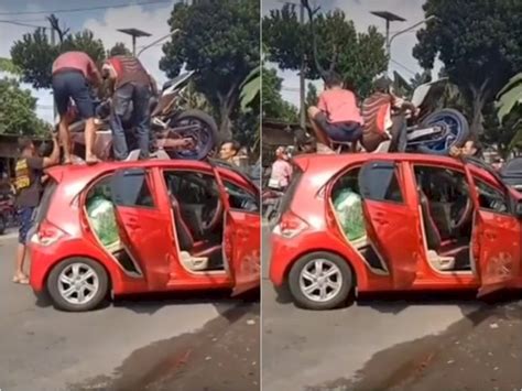 Rombongan Sunmori Alami Kecelakaan Saat Melaju Kencang Di Kediri Motor