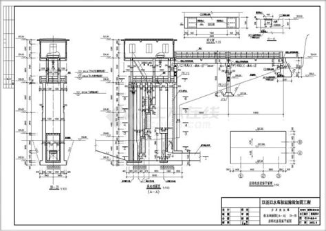 某水库放水塔（放水洞塔式进口）全套施工图水利枢纽土木在线