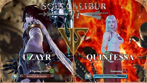 SoulCalibur VI CSpringer205 Uzayr VS Amesang Quintessa Xbox