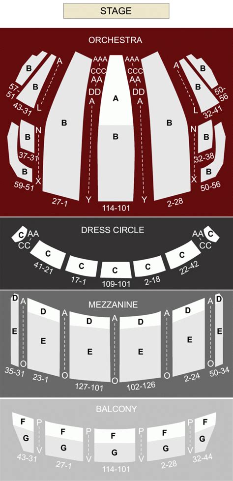 Boston Opera House Seating Chart Hamilton Cabinets Matttroy