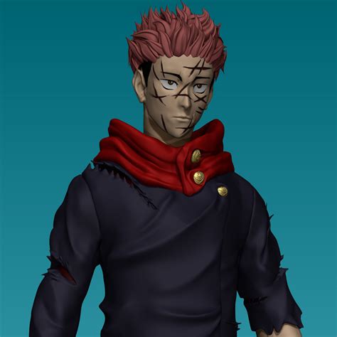 Stl File Yuji Itadori Jujutsu Kaisen・3d Printer Model To Download・cults