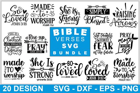 Bible Verses SVG Bundle By teewinkle | TheHungryJPEG