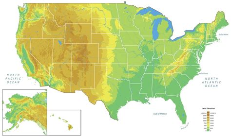 What Map Shows Elevation