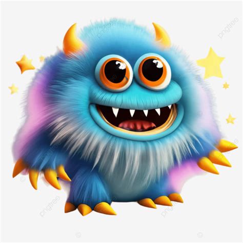 Cute Happy Little Fluffy Monster, Cute Happy Little Fluffy Monster ...