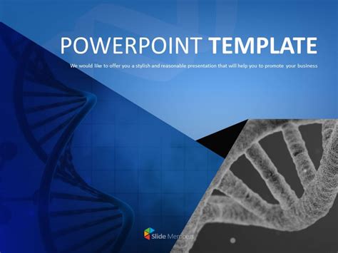 Ppt Template Free Dna Theme